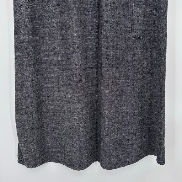 Eileen Fisher Italian Fabric Linen Maxi Skirt Gray Textured Pockets Womens Sz XS - Picture 5 of 12